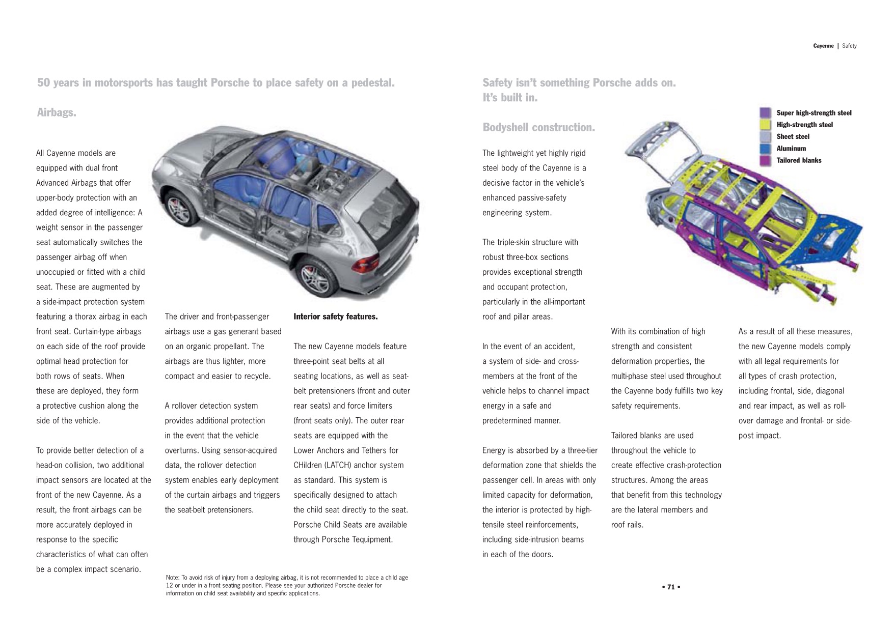 2008 Porsche Cayenne Brochure Page 11